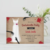 Invitation à la soirée de bachelorette Zombie (Debout devant)