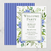 Invitation à la soirée de bienvenue de mariage (Devant / Derrière)