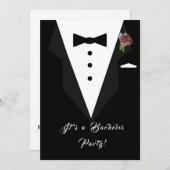 Invitation à la soirée de célibataire (Devant / Derrière)