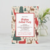 Invitation à la soirée de cocktail de Noël (Debout devant)