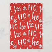 Invitation à la soirée de cocktail de Noël (Dos)