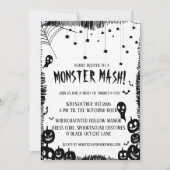 Invitation à la soirée de costumes d'Halloween Mon (Devant)