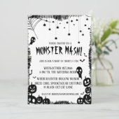 Invitation à la soirée de costumes d'Halloween Mon (Debout devant)