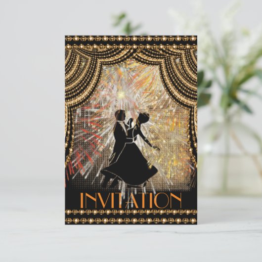 Invitation à la soirée de danse classique (Debout devant)