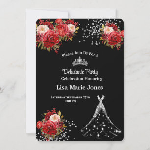 Invitation à la soirée de débutante