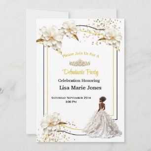Invitation à la soirée de débutante