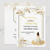 Invitation à la soirée de débutante (Devant / Derrière)