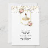 Invitation à la soirée de débutante (Dos)