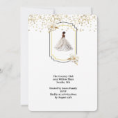 Invitation à la soirée de débutante (Dos)