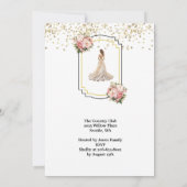 Invitation à la soirée de débutante (Dos)