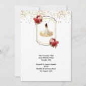 Invitation à la soirée de débutante (Dos)