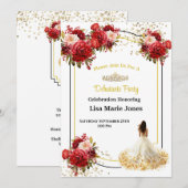 Invitation à la soirée de débutante (Devant / Derrière)