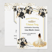 Invitation à la soirée de débutante (Devant / Derrière)