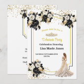 Invitation à la soirée de débutante (Devant / Derrière)