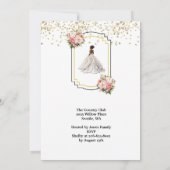 Invitation à la soirée de débutante (Dos)