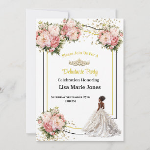Invitation à la soirée de débutante