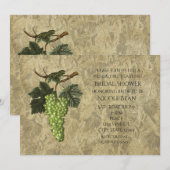 Invitation à la soirée de dégustation de raisins v (Devant / Derrière)