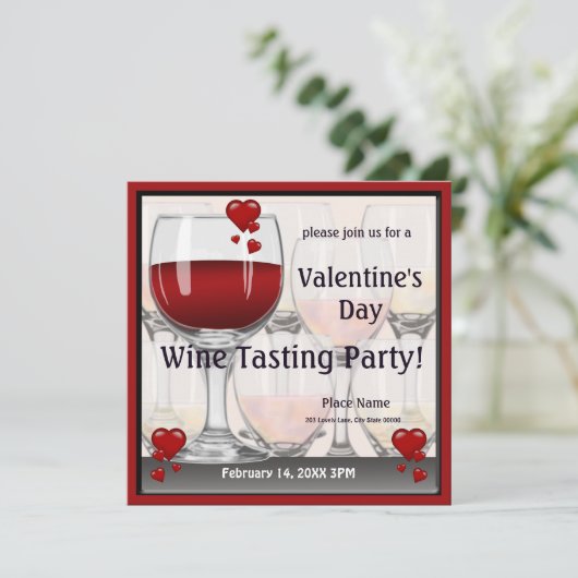 Invitation à la soirée de dégustation de vins de l (Debout devant)