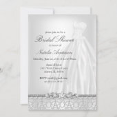 Invitation à la soirée de douche de mariée Robe de (Devant)