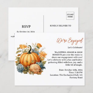 Invitation à la soirée de fiançailles d'automne so