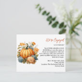Invitation à la soirée de fiançailles d'automne so (Debout devant)