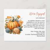 Invitation à la soirée de fiançailles d'automne so (Devant)