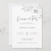 Invitation à la soirée de fiançailles d'illustrati (Devant)
