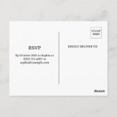 Invitation à la soirée de fiançailles Halloween de (Dos)