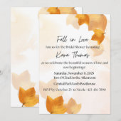 Invitation à la soirée de fiançailles "Tomber amou (Devant / Derrière)