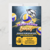 Invitation à la soirée de fin de saison de volley- (Devant)