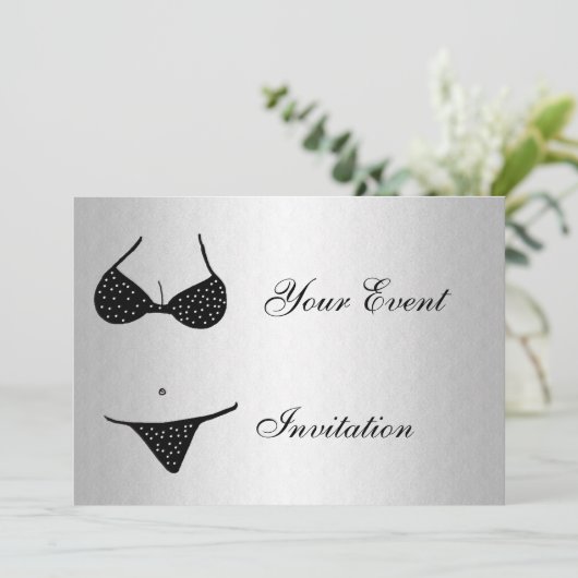 Invitation à la soirée de garçon (Debout devant)