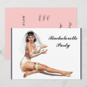 Invitation à la soirée de jeune fille (Devant / Derrière)