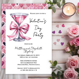 Invitation à la soirée de la Saint-Valentin Pink M