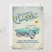 Invitation à la soirée de l'affiche du garage vint (Devant)