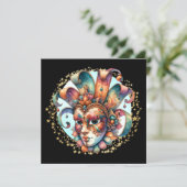 Invitation à la Soirée de Mardi Gras Masqué (Debout devant)