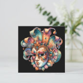 Invitation à la Soirée de Mardi Gras Masqué (Debout devant)