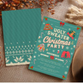 Invitation à la soirée de Noël avec un affreux pul