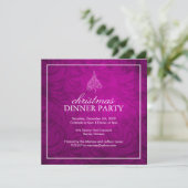 Invitation à la soirée de Noël classique (Debout devant)