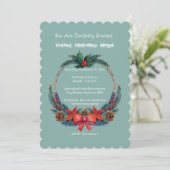 Invitation à la soirée de Noël d'entreprise formel (Debout devant)