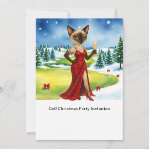 Invitation à la soirée de Noël GOLF pour les amate