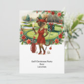 Invitation à la soirée de Noël GOLF pour les amour (Debout devant)