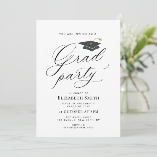 invitation à la soirée de remise de diplômes de ca (Debout devant)