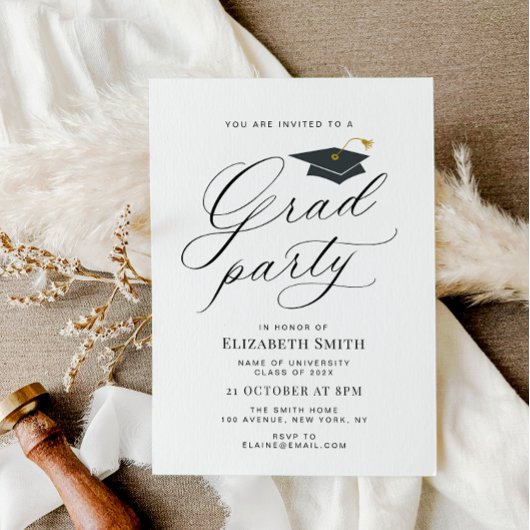 invitation à la soirée de remise de diplômes de ca