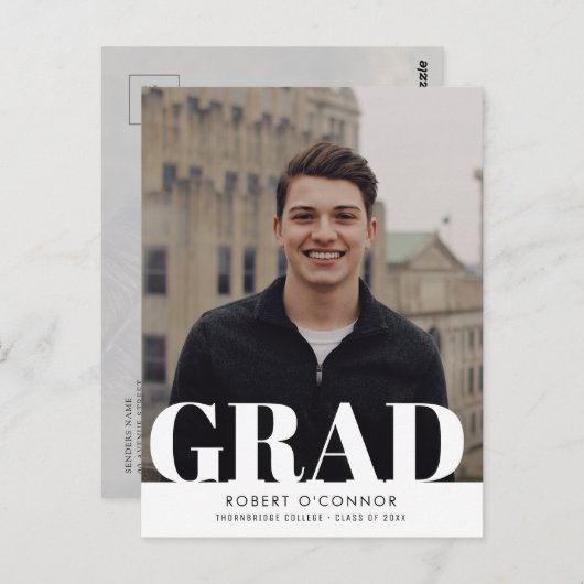 Invitation à la soirée de remise de diplômes de ty (Devant / Derrière)