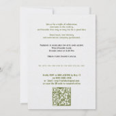 Invitation à la soirée de remise des diplômes avec (Dos)