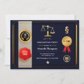 Invitation à la soirée de remise des diplômes en d (Devant)