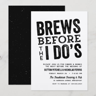 Invitation à la soirée de répétition de brassage a