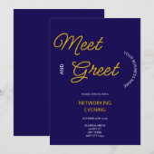 Invitation à la soirée de réseautage professionnel (Devant / Derrière)