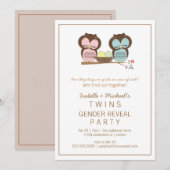 Invitation à la soirée de révélation de genre pour (Devant / Derrière)