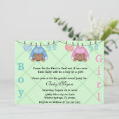 Invitation à la soirée de révélation masculine ros (Debout devant)